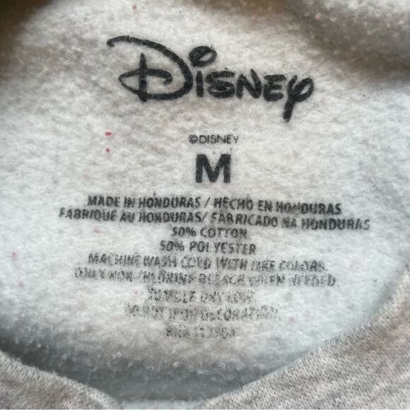 Disney M gray pullover sweatshirt black fandom preppy steamboat classic Mickey - Picture 4 of 7